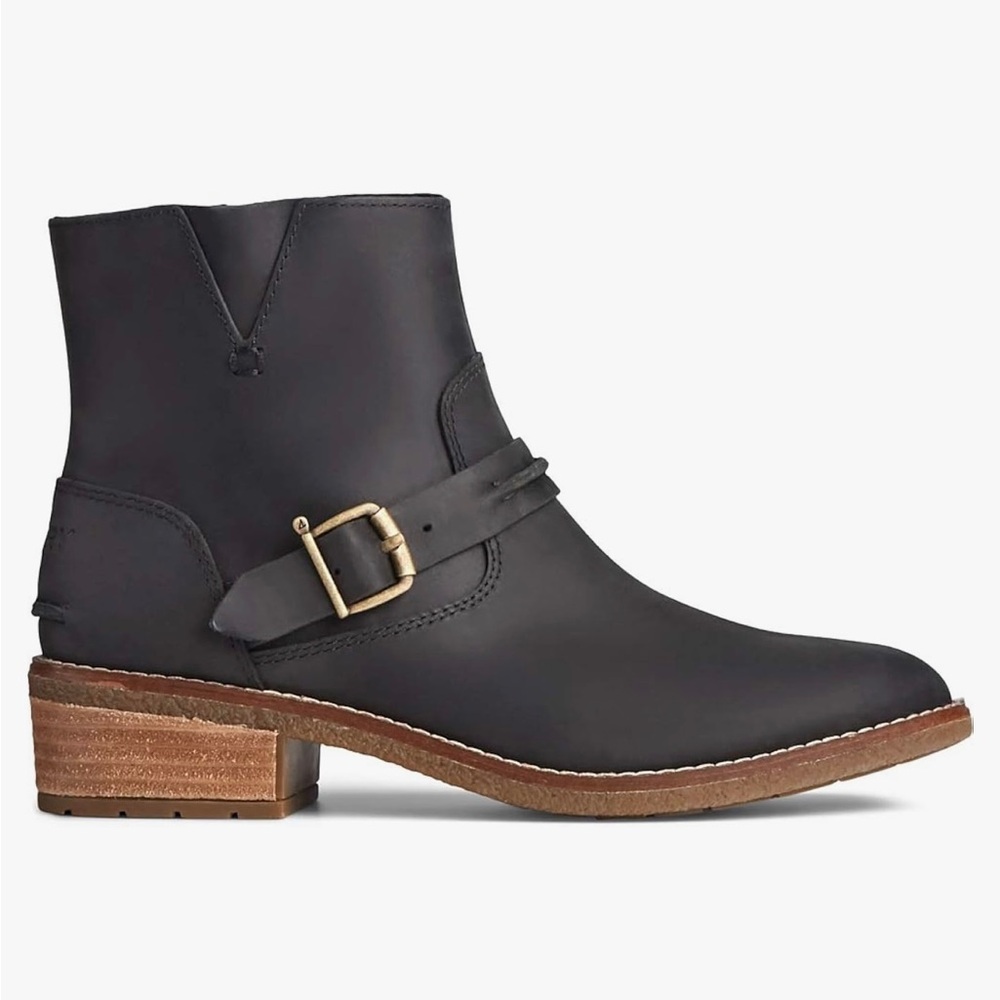 Sperry Women's Seaport Storm Buckle Boots | Black